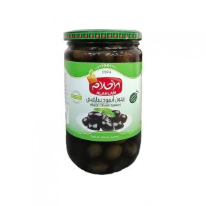 Al Alhan Black Salkini Olives 700 G (UNIT)