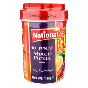National Hot Punjabi Mix Pickle 1 Kg (UNIT)