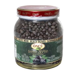 Oncu Black Olives Xs 1000 G (UNIT)